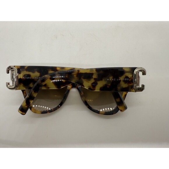 Marc Jacobs 109/S O2VCC Tortoise Brown Cat Eye Sunglasses 54-16 140 & Gucci Case - Picture 13 of 16